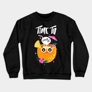 Party Time T-Shirts Crewneck Sweatshirt